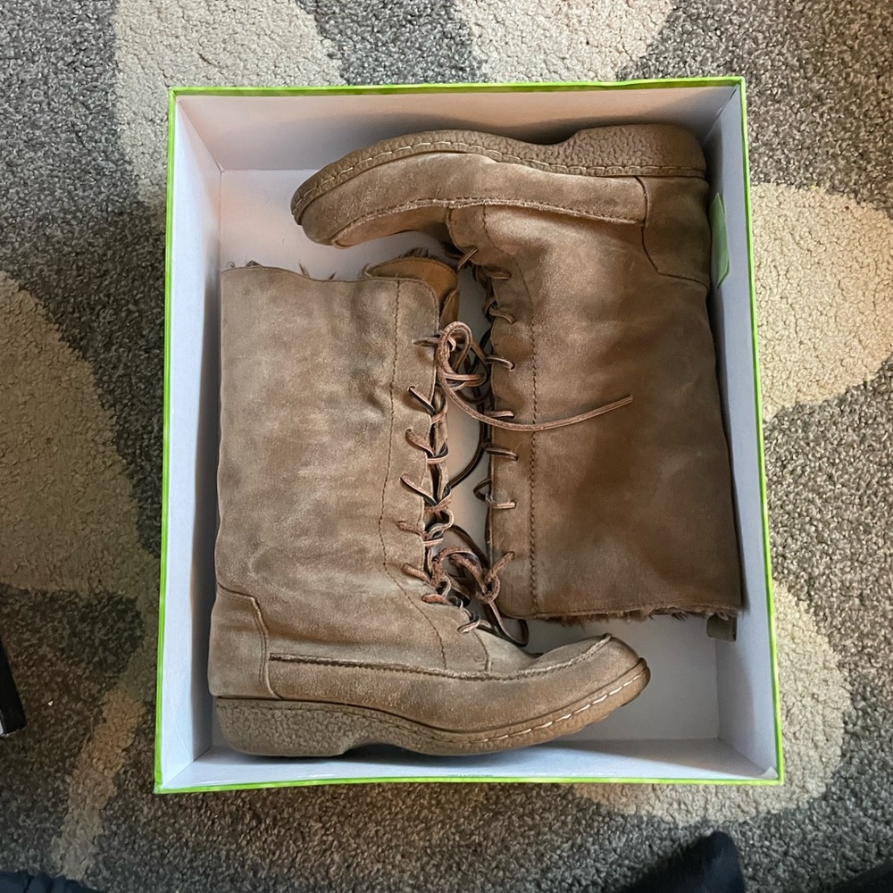 Sam Edelman Mateo boots natural 7.5